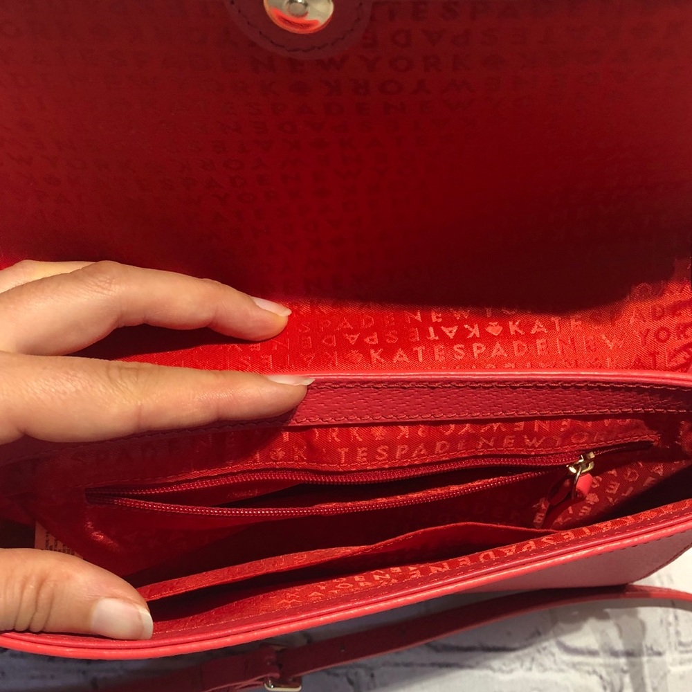 NWOT Kate Spade Crossbody Salmon-Pink Purse - Picture 7 of 13
